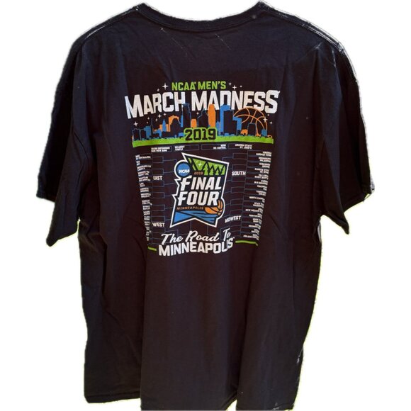 2019 NCAA March Madness Final Four GWU T-Shirt XXL Blue 84 “Road to Minneapolis” - Picture 2 of 10